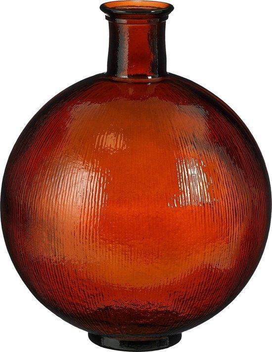 Tweedekans | Mica Decorations Firenza Fles Vaas - H42 x Ø34, Huis en Inrichting, Woonaccessoires | Overige, Zo goed als nieuw