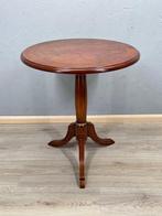 Bijzettafel - Hout - Verfijnde ronde bijzettafel met een