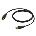 Procab CAM400 DIN 5-pins MIDI kabel / zwart - 5, Audio, Tv en Foto, Audiokabels en Televisiekabels, Nieuw, Ophalen of Verzenden