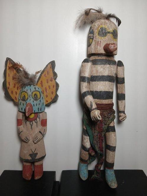 Poppen in de Hopi Kachina-stijl (Zonder Minimumprijs), Antiek en Kunst, Kunst | Niet-Westerse kunst