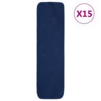 vidaXL Trapmatten 15 st anti-slip rechthoekig 75x20 cm, Verzenden, Nieuw