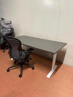 Verstelbaar Bureau - Elektrisch - Antraciet Blad - Wit Frame, Huis en Inrichting, Bureaus, Verzenden, In hoogte verstelbaar, Nieuw
