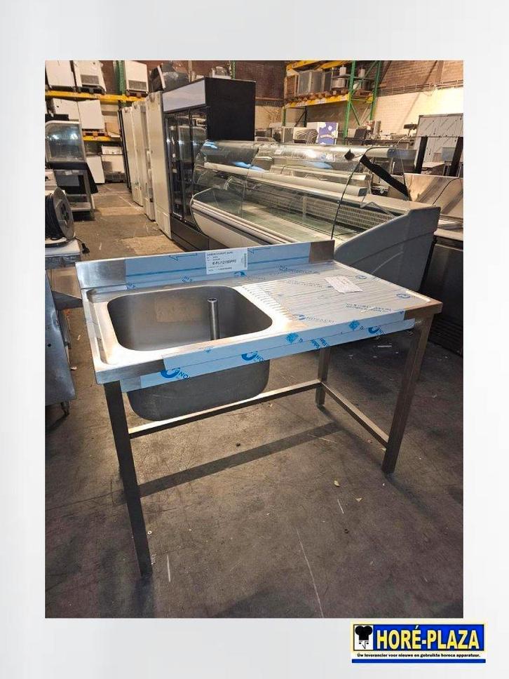 RVS Spoeltafel | 1 Bak + Rechts Drainblad, Zakelijke goederen, Horeca | Keukenapparatuur, Nieuw zonder verpakking