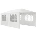 Partytent met zijwanden - 3x6 m - Wit, Tuin en Terras, Verzenden, Nieuw