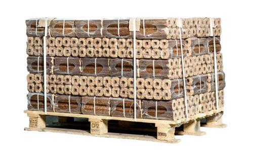 48 zakken Pini Kay briketten (import), Tuin en Terras, Haardhout, Blokken, Minder dan 3 m³, Overige houtsoorten, Ophalen of Verzenden