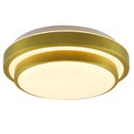 Moderne badkamer plafondlamp goud, Jaro, 12W, 3000K LED,, Ophalen of Verzenden, Nieuw, Stof, Modern