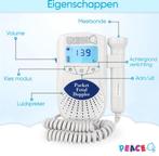 PEACE Doppler – Baby Hartje Monitor – Hartslag Meter - Blauw, Ophalen of Verzenden, Nieuw, Peace