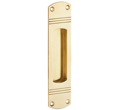 Schuifdeurkom Art-Deco messing gelakt, Doe-het-zelf en Verbouw, Hang- en Sluitwerk, Verzenden