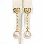 Zonder Minimumprijs - G&J - Cocktail oorbellen - 14 karaat, Sieraden, Tassen en Uiterlijk, Antieke sieraden