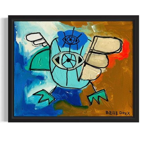 Belle Doxx - Little bird told me, Antiek en Kunst, Kunst | Schilderijen | Modern