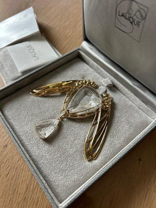 René Lalique - Zilver - Broche, Antiek en Kunst, Antiek | Glas en Kristal