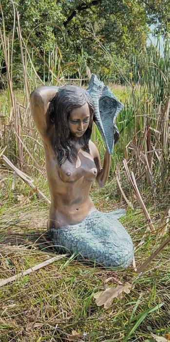 Fontein - 2020+ - Fontein brons zee meisje, Antiek en Kunst, Curiosa en Brocante