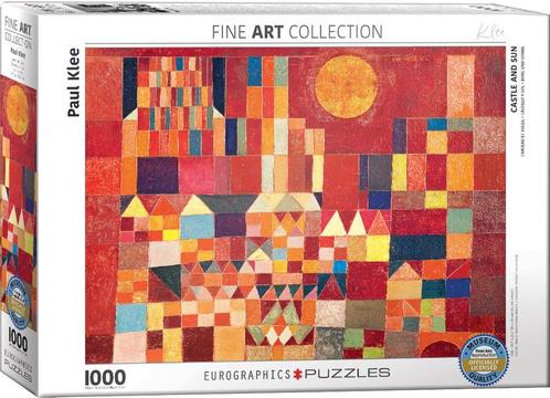 Castle and Sun - Paul Klee Puzzel (1000 stukjes) |, Hobby en Vrije tijd, Denksport en Puzzels, Nieuw, Verzenden