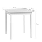 TRUUSK Vierkante Eettafel - Modern Design - Afmetingen 75 cm, Huis en Inrichting, Tafels | Eettafels, Verzenden, Nieuw