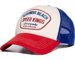 King Kerosin Trucker Cap Redondo Beach KKU4C002 Beig..., Kleding | Heren, Hoeden en Petten, Verzenden, Nieuw, One size fits all