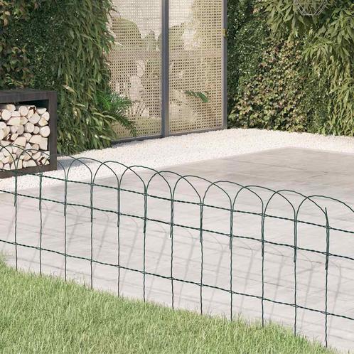 vidaXL Borderafscheiding 25x0,4 m gepoedercoat ijzer, Tuin en Terras, Overige Tuin en Terras, Nieuw, Verzenden