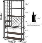 2dekans | Launica Rustiek wijnrek vrijstaande vloer,, Ophalen of Verzenden, Zo goed als nieuw