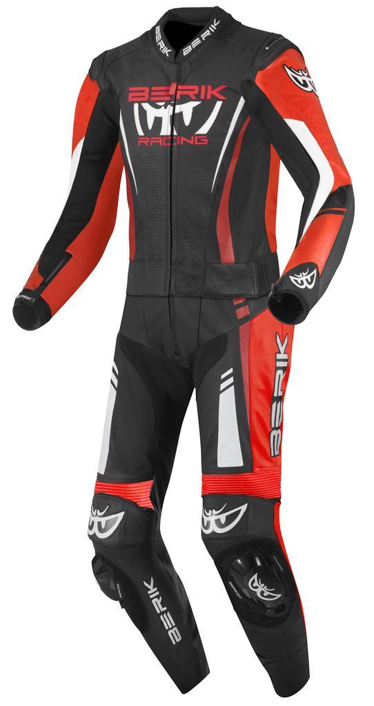Berik Absolute GP2 Zwart Neon Rood Wit 2-Delig Motorpak, Motoren, Kleding | Motorkleding, Heren, Nieuw met kaartje, Combipak, Verzenden