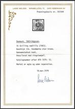 Denemarken 1854/64 - Wapen 16sk Lilac - met, Gestempeld