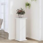 vidaXL Plantenstandaard 33x33x80 cm bewerkt hout wit, Verzenden, Nieuw