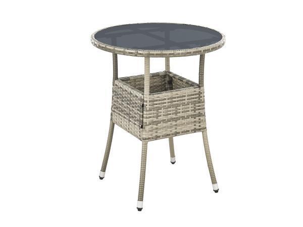 Veiling - Polyrotan Tuintafel / Bijzettafel / Balkontafel Yo, Tuin en Terras, Tuintafels