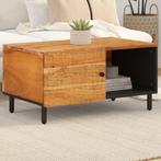 vidaXL Salontafel 80x50x40 cm massief acaciahout, Huis en Inrichting, Tafels | Salontafels, 50 tot 100 cm, Verzenden, Nieuw, 50 tot 100 cm