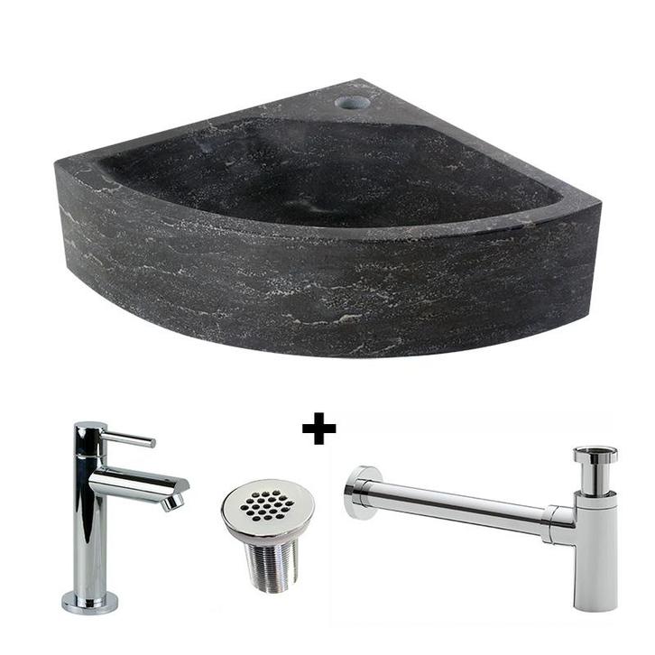 Fontein hardsteen Saniflex Corner, Doe-het-zelf en Verbouw, Sanitair, Nieuw, Verzenden