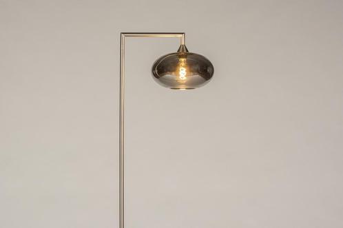 Rietveld Vloerlampen - Grijs, Staalgrijs - Glas, Staal, Meta, Huis en Inrichting, Lampen | Vloerlampen, Verzenden