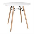 Bolero Arlo tafel rond wit | 798mm, Verzenden, Nieuw in verpakking