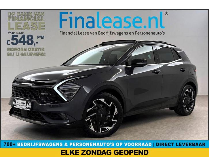 Kia Sportage 1.6 T-GDI MHEV AWD GT-line Pano Memory Virtual, Auto's, Kia, Lease, Automaat, SUV of Terreinwagen, Hybride Elektrisch/Benzine