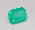 Smaragd - 6.98 ct - Lotus Gemology - Transparant met glans, Sieraden, Tassen en Uiterlijk, Edelstenen, Nieuw