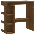 VidaXL bartafel, bruin eiken, 100 x 50 x 101.50 cm, Ophalen, Nieuw