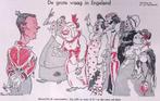 Spotprent over Edward VIII en zijn mogelijk huwelijk, Antiek en Kunst, Kunst | Litho's en Zeefdrukken, Verzenden