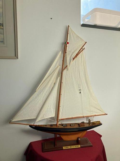 Maritieme objecten - zeiljacht Tino RO-4 - Hout, Katoen-, Antiek en Kunst, Curiosa en Brocante