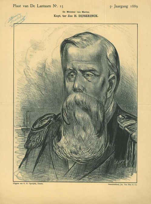 Portrait of Hendrik Dyserinck, Antiek en Kunst, Kunst | Etsen en Gravures