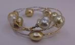 Armband - 18 karaat Geel goud, Witgoud, Gouden Zuidzeeparels, Nieuw