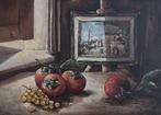 Italiaanse school (XX) - Natura morta con dipinto, Antiek en Kunst, Kunst | Schilderijen | Klassiek