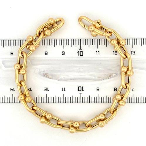 Handmade - Armband - 14 g - 18 karaat Geel goud, Sieraden, Tassen en Uiterlijk, Armbanden