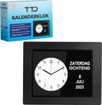 2dekans | TTD® Dementieklok XL 8 Inch – Klok met Dag & Datum, Ophalen of Verzenden, Zo goed als nieuw