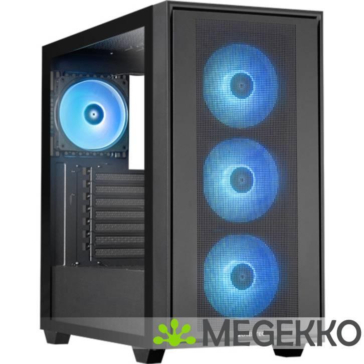 Chieftec Hunter III Black E-ATX RGB Fan Gaming Behuizing, Computers en Software, Computerbehuizingen, Nieuw, Verzenden