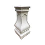 Sokkel - steen - 92 cm - klassieke uitstraling - wit, Huis en Inrichting, Woonaccessoires | Zuilen en Pilaren, Ophalen of Verzenden