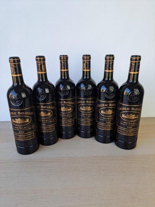 2022 Château Batailley - Bordeaux, Pauillac Grand Cru Classé, Verzamelen, Wijnen