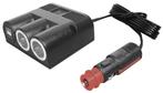 ProCar 2-voudige 12V/24V splitter met USB lader -, Auto-onderdelen, Nieuw, Ophalen of Verzenden