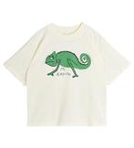 Lizard tshirt off white met hagedisprint  Mini Rodini Maat, Nieuw, Ophalen of Verzenden, Shirt of Longsleeve