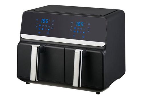 Nexxt 2 in 1 Dubbele Airfryer - Apart Bedienbaar - 5,5 + 3,5, Witgoed en Apparatuur, Frituurpannen, Nieuw, Verzenden