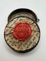 Reliekhouder - Brons, Gouden cartouche - 20e eeuw - San, Antiek en Kunst