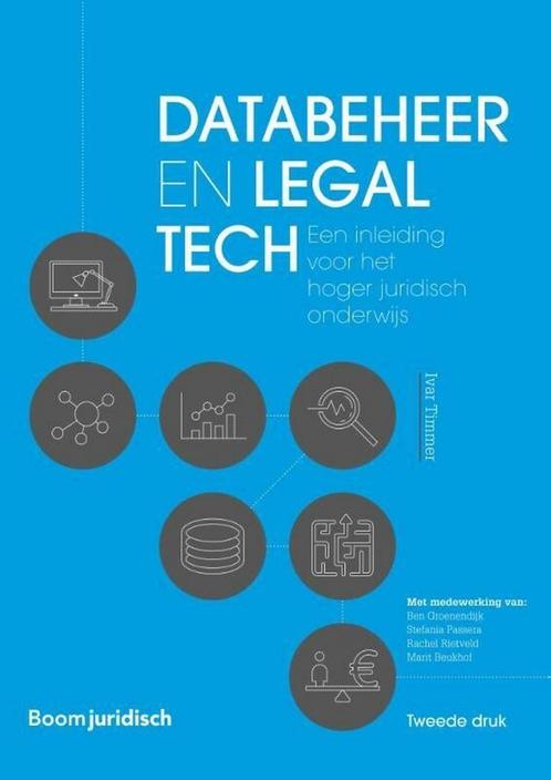 9789462909243 Databeheer en legal tech | Tweedehands, Boeken, Schoolboeken, Zo goed als nieuw, Verzenden