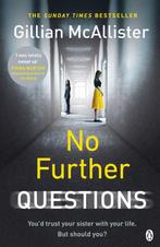 No Further Questions 9781405934602 Gillian Mcallister, Boeken, Verzenden, Gelezen, Gillian Mcallister