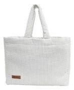 Mordesign Gingham Panama Grey Luiertas N-21, Verzenden, Nieuw