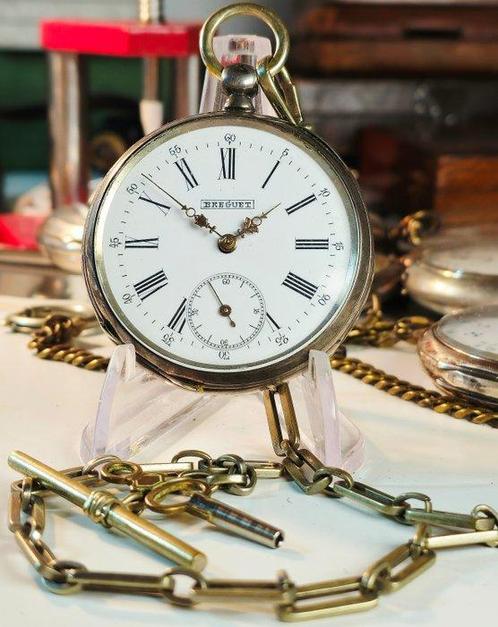 Breguet - ancre 15 rubis - 42556 - 1850-1900, Sieraden, Tassen en Uiterlijk, Horloges | Heren